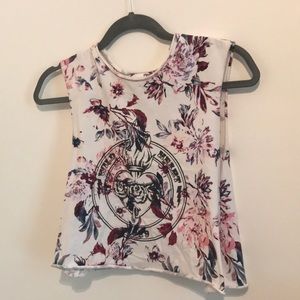 Kendall & Kylie Wild Heart Crop Top